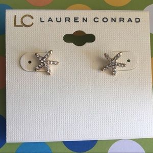 🆕 Lauren Conrad Crystal Starfish Earrings